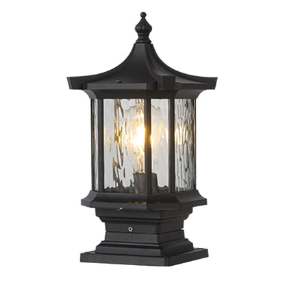 [Open-Box]Lantern Pillar Lights European-Style Vintage Outdoor Pier Mount Light