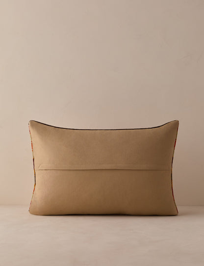 Vintage Lumbar Pillow No. 356, 16" x 24"