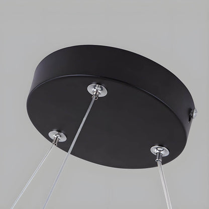 [Open-Box]LED Pendant Ring Ceiling Light Modern Metal Acrylic Light