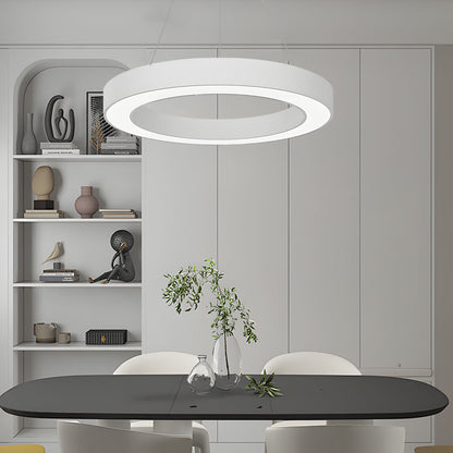 [Open-Box]LED Pendant Ring Ceiling Light Modern Metal Acrylic Light
