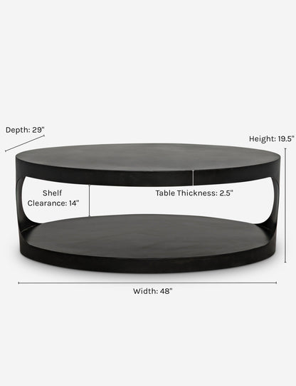 Open Box: Leigha Oval Coffee Table