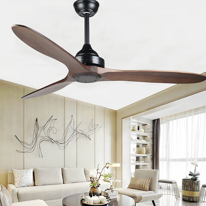 Wooden Ceiling Fan with Light Quiet Dc Motor Flush Mount Fandelier