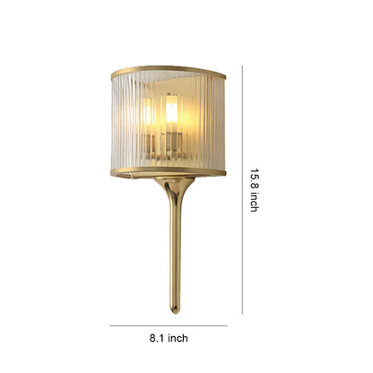 Wall Lights Brass and Glass Modern Minimalist Lights