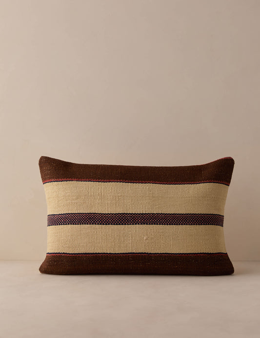 Vintage Lumbar Pillow No. 363, 16" x 24"