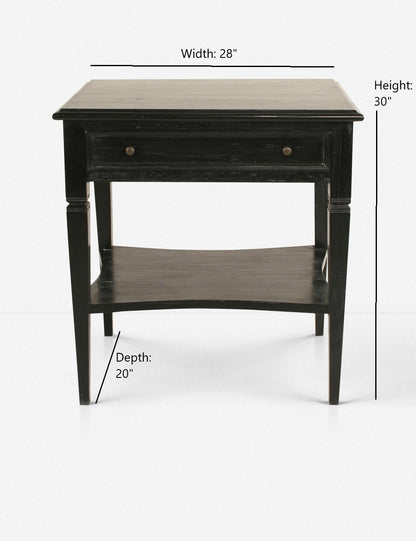 Luna 1 Drawer Nightstand