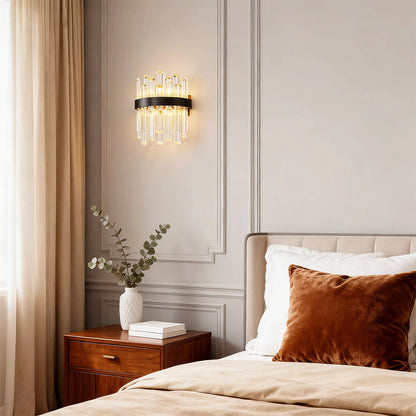 Wall Art Light Fixtures French Luxury Crystal Lamp