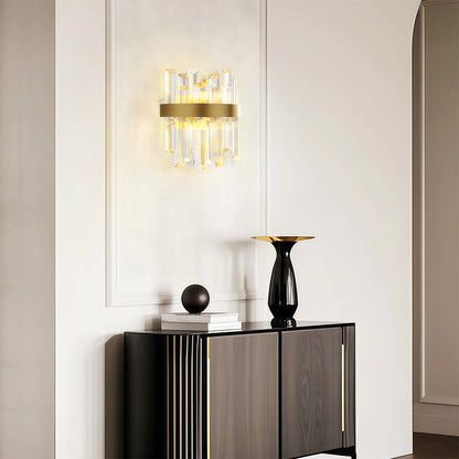 Wall Art Light Fixtures French Luxury Crystal Lamp