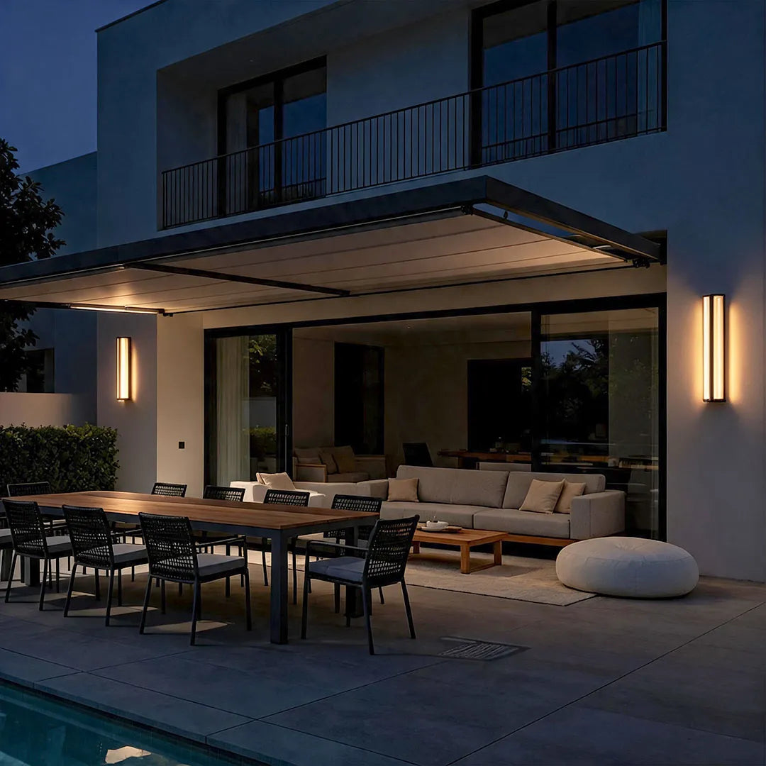 Wall Mount Outdoor Lighting Crystal Waterproof Ambient Light