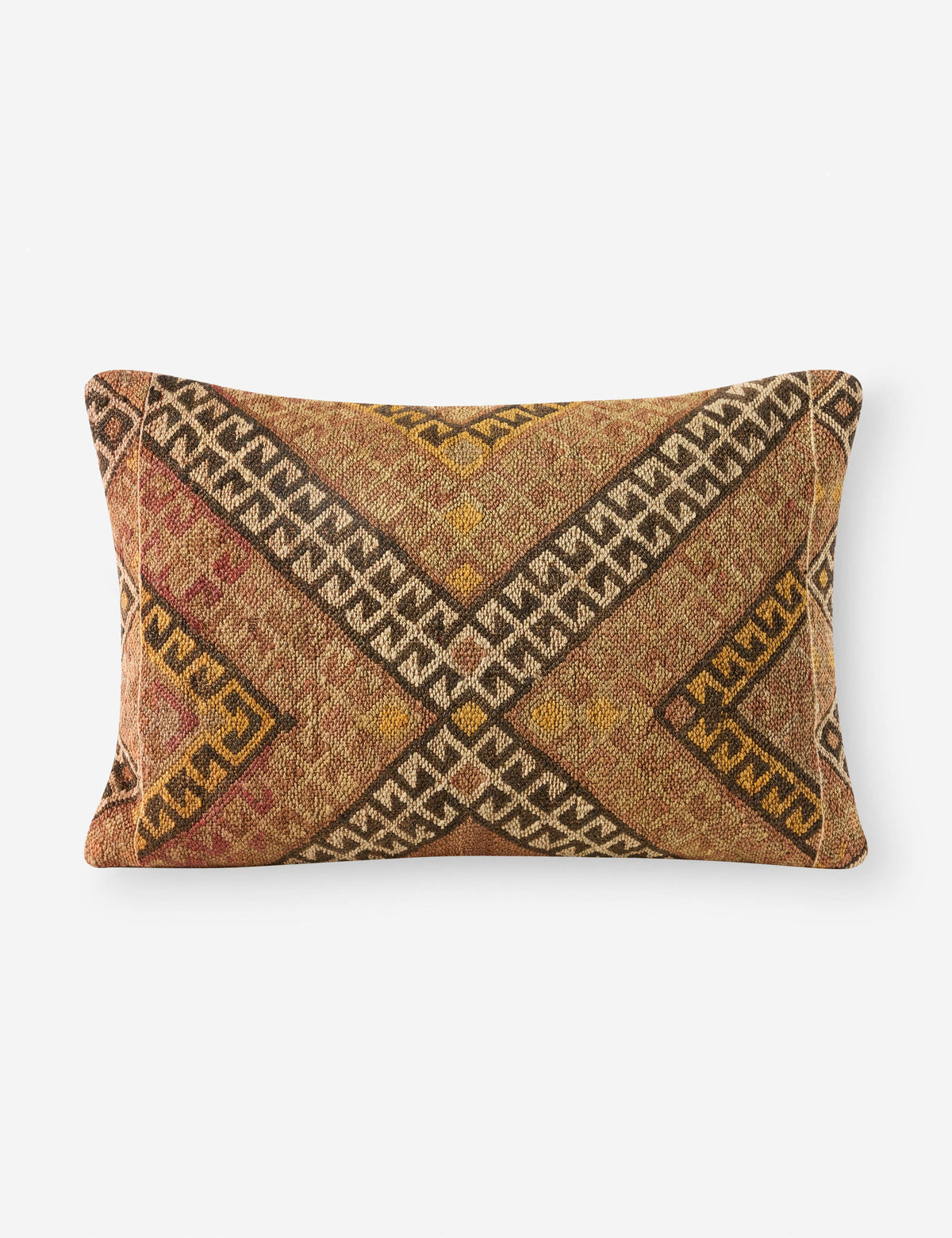 Vintage Lumbar Pillow No. 321, 16" x 26"