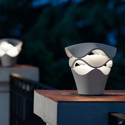 Wave Design Path Light Modern Waterproof Outdoor Landscape Light