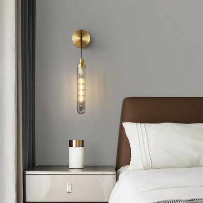 Wall Mount Pendant Light Modern Minimalist Brass Lamp