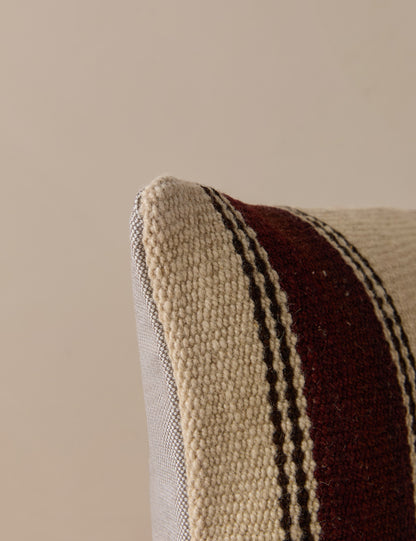 Vintage Lumbar Pillow No. 336, 12" x 20"
