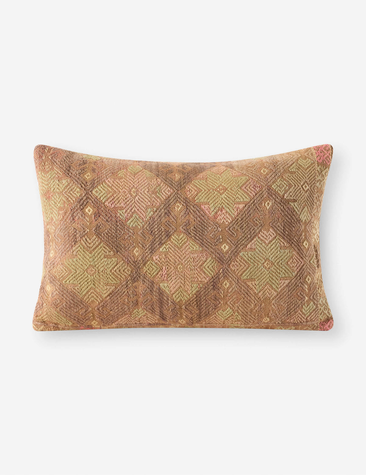 Vintage Lumbar Pillow No. 320, 16" x 26"