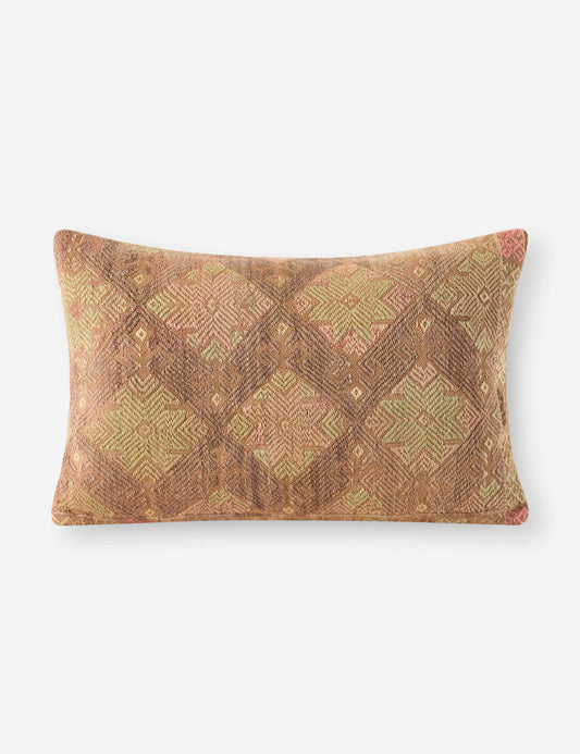 Vintage Lumbar Pillow No. 320, 16" x 26"