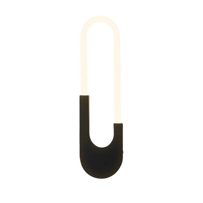 [Open-Box]Modern Indoor Oval LED Wall Sconces - 16'' H, Black