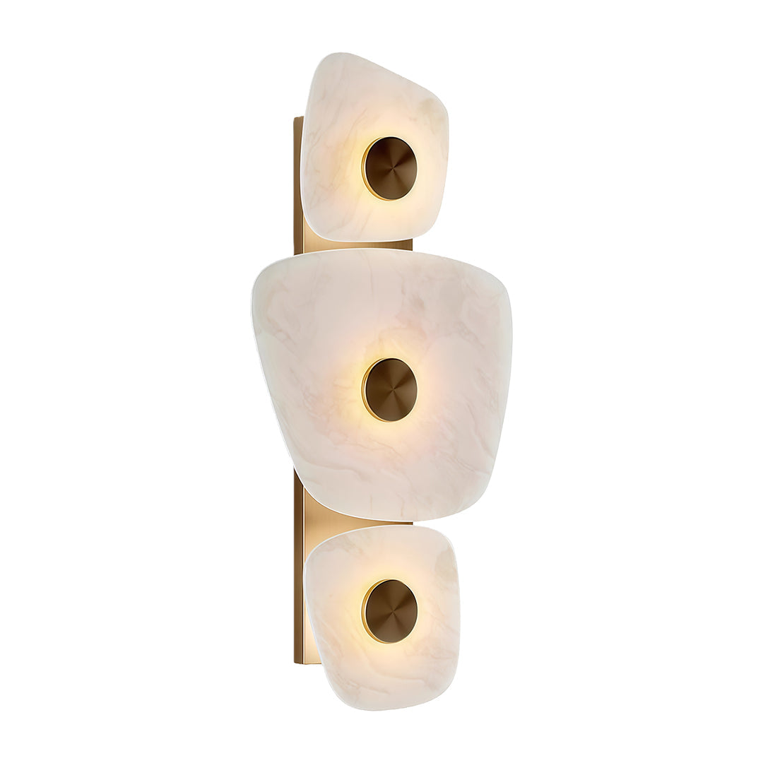 Wall Art Lighted Italian Minimalist Copper Marble Lamp