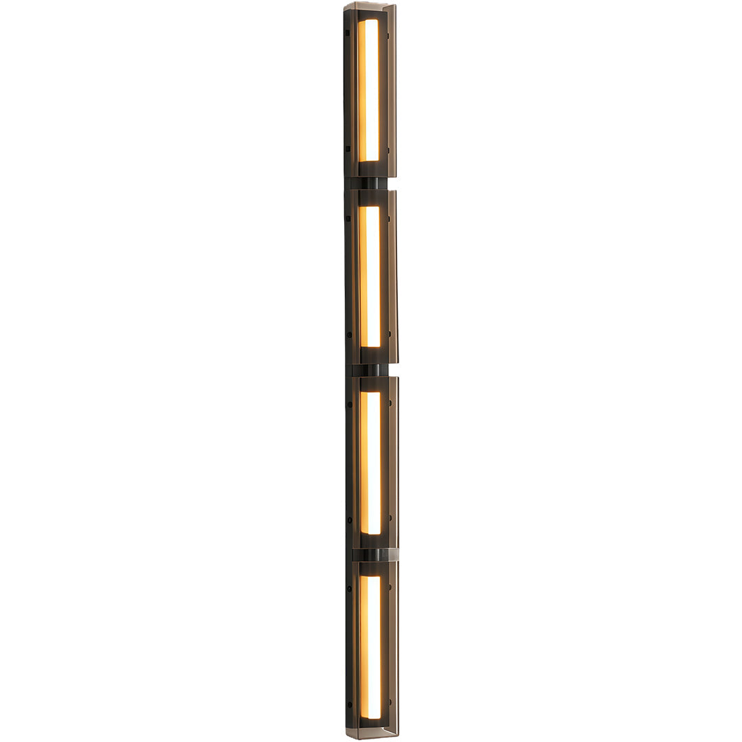 Wall Light Decorations Minimalist Modular Black Vertical Linear Lamp