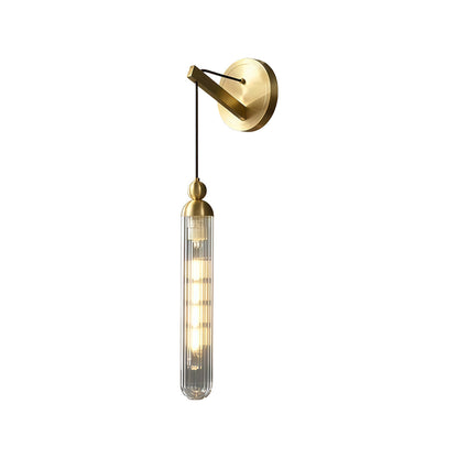 Wall Mount Pendant Light Modern Minimalist Brass Lamp