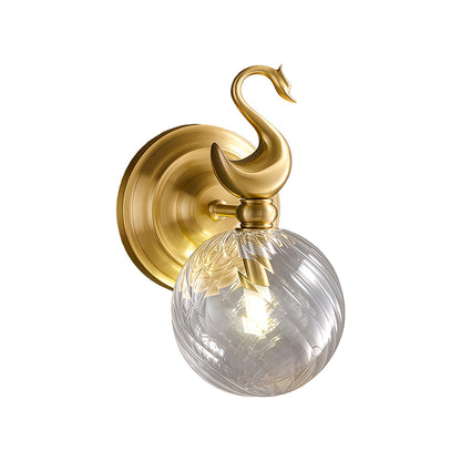 Wall Mounted LED Light Modern Brass Light Luxury Lamp