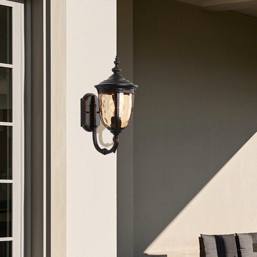 Waterproof Copper Outdoor Wall Light Retro Style