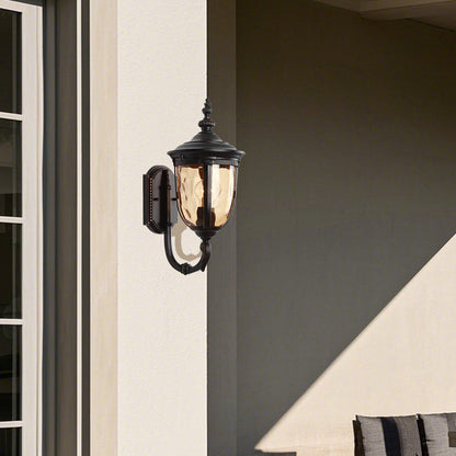 Waterproof Copper Outdoor Wall Light Retro Style
