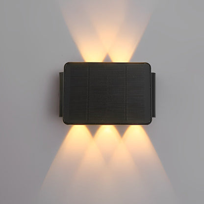 Wall Sconce up and down Light Waterproof LED Solar Lamp