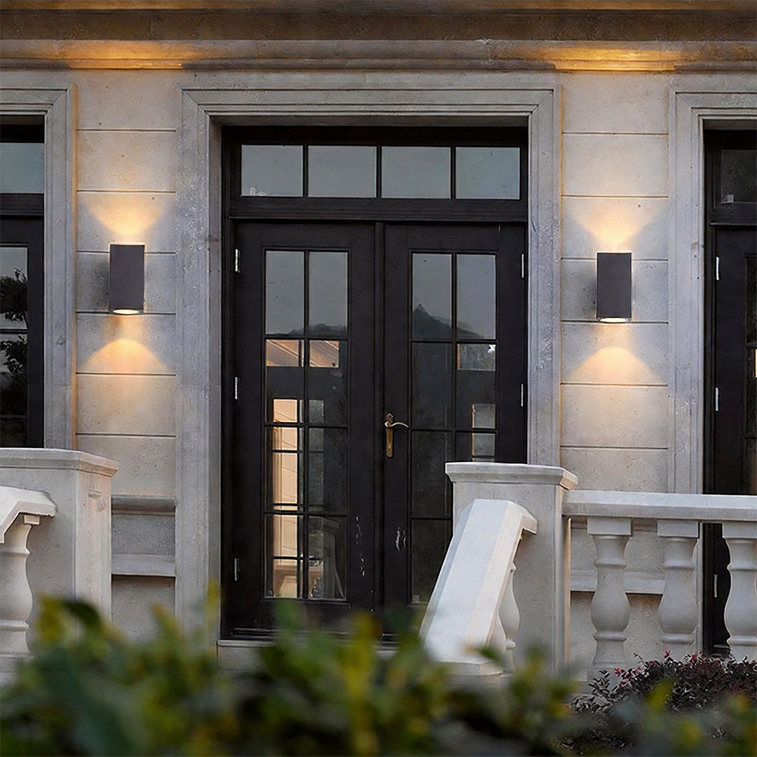 Wall Sconce up and down Light Outdoor Waterproof Sand Gray LED Light