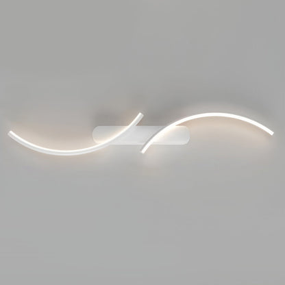 [Open-Box] Creative S-shaped LED Three-color Light Modern Wall Sconce Lighting