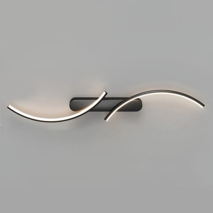 [Open-Box] Creative S-shaped LED Three-color Light Modern Wall Sconce Lighting