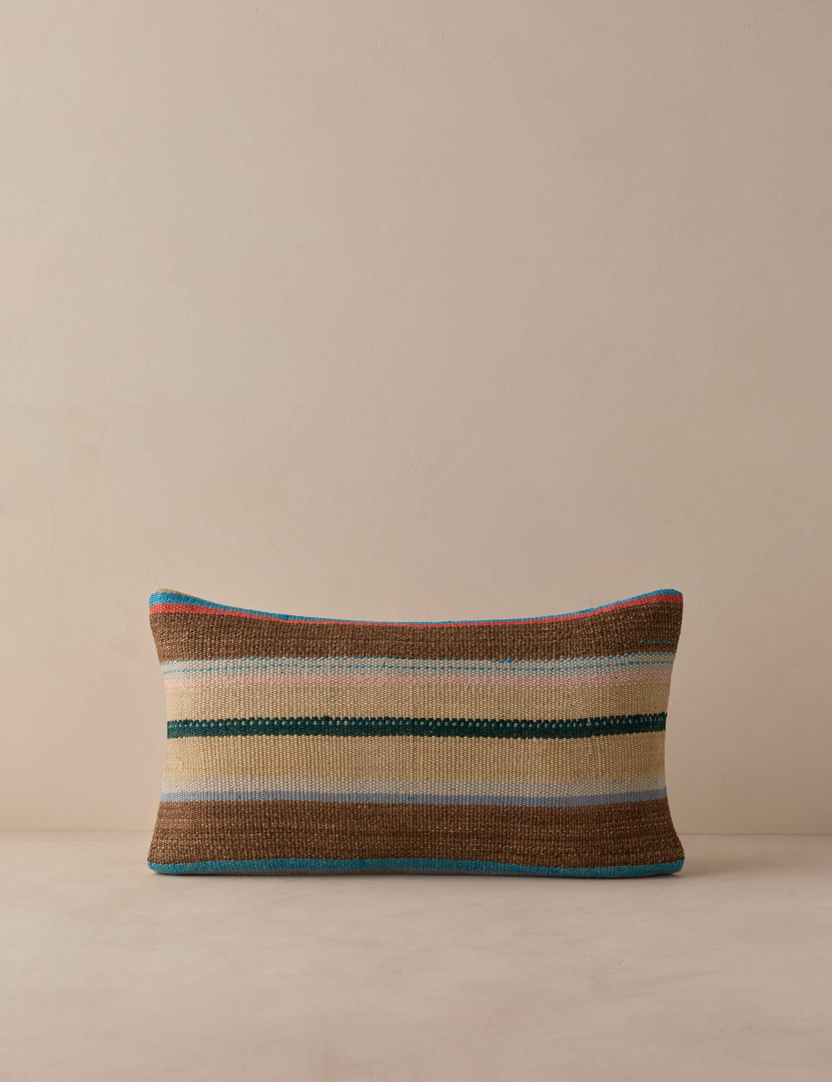 Vintage Lumbar Pillow No. 323, 12" x 20"