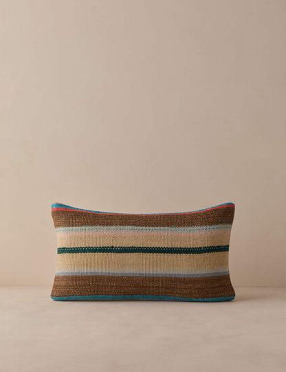 Vintage Lumbar Pillow No. 323, 12" x 20"