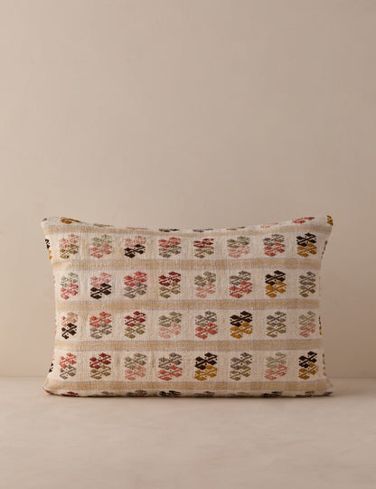 Vintage Lumbar Pillow No. 354, 16" x 24"