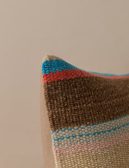 Vintage Lumbar Pillow No. 323, 12" x 20"