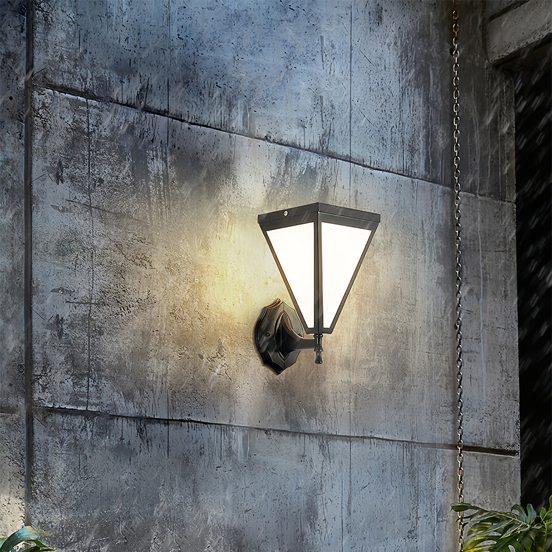 Wall Mount Outdoor Solar Lights Simple Modern Lamp