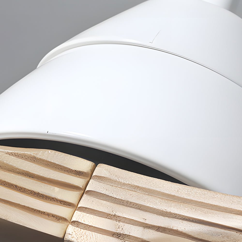 [Open-Box]Nordic 52-Inch 3-Blade Wooden Ceiling Fan Light with Remote, 6-Speed