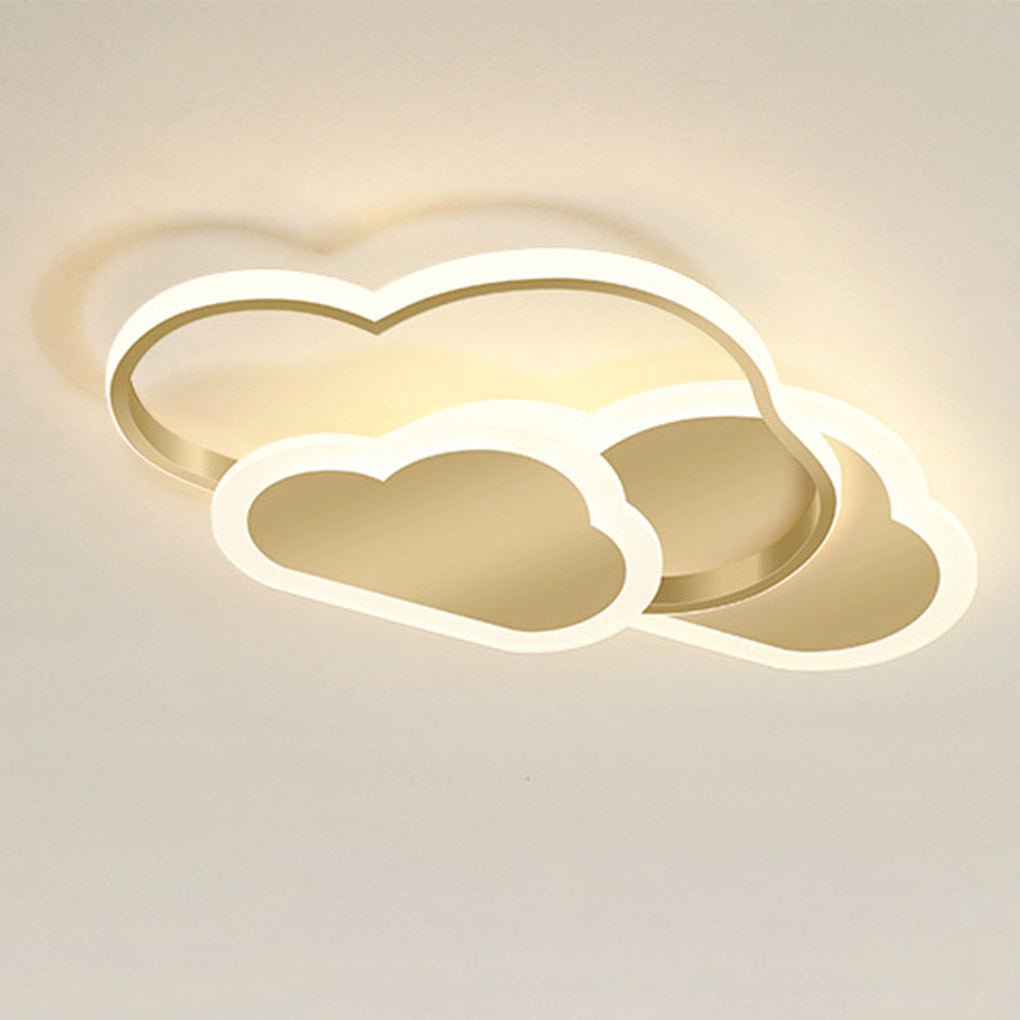 [Open-Box]Nordic Creative Arc Design Cloud Shape Energy-saving LED Ceiling Lamps