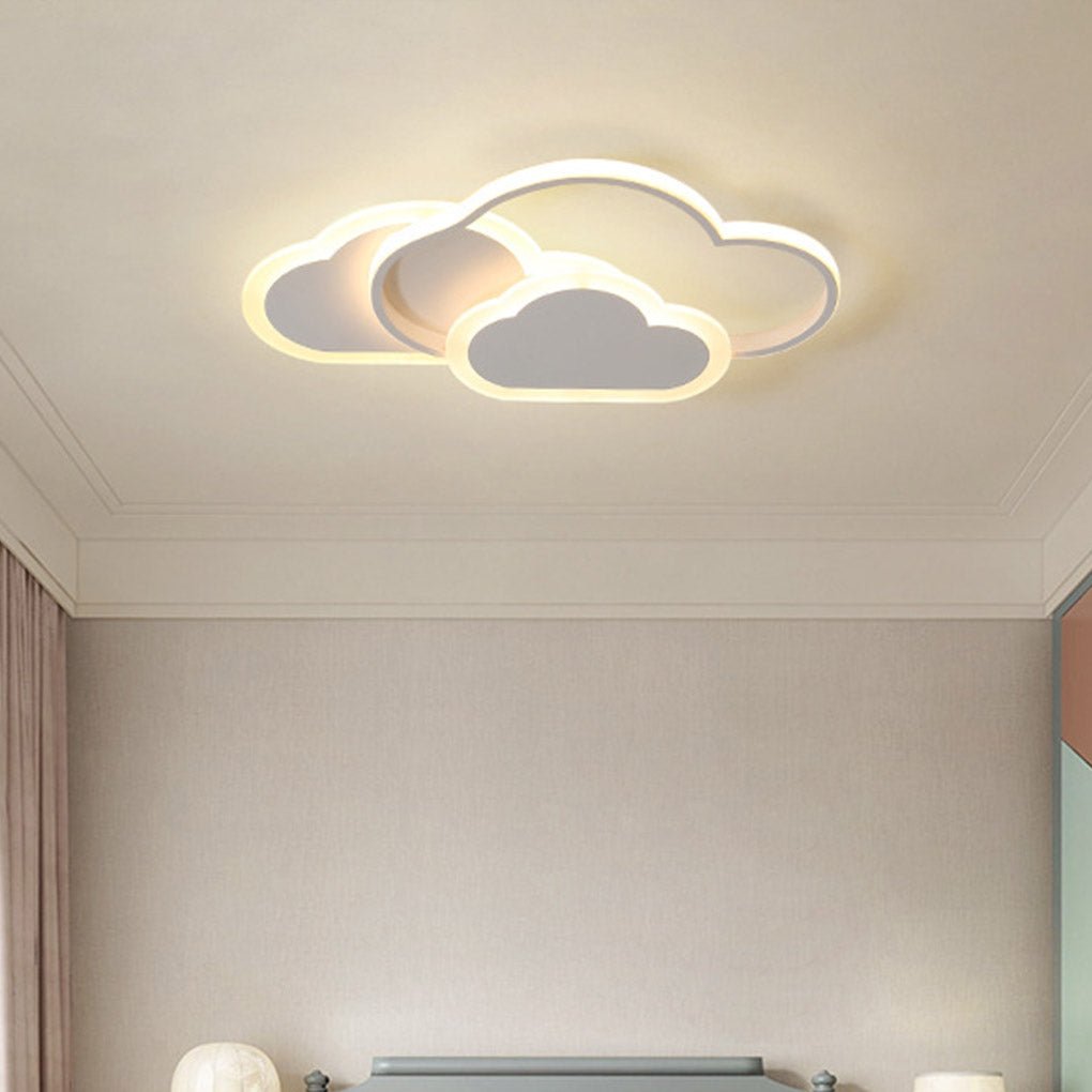 [Open-Box]Nordic Creative Arc Design Cloud Shape Energy-saving LED Ceiling Lamps