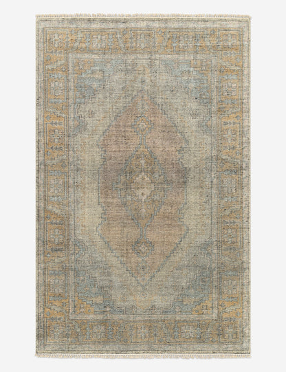 Kabir Hand-Knotted Wool-Blend Rug