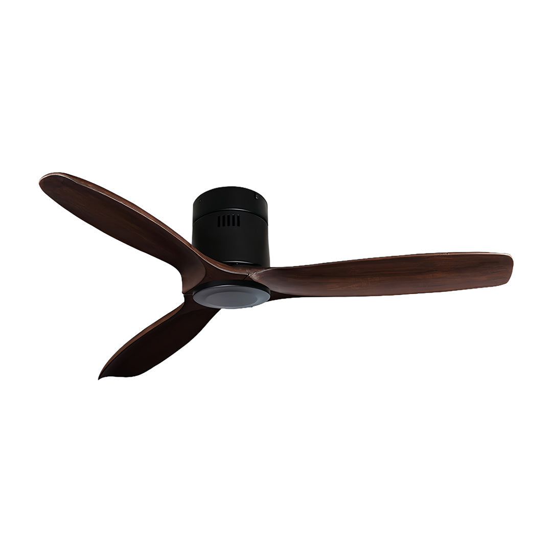 Wood Ceiling Fans with Light Modern 3-Blade Fandelier Ceiling Fans