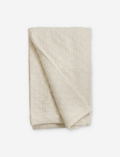 Ojai Cotton Matelassé Coverlet by Pom Pom at Home