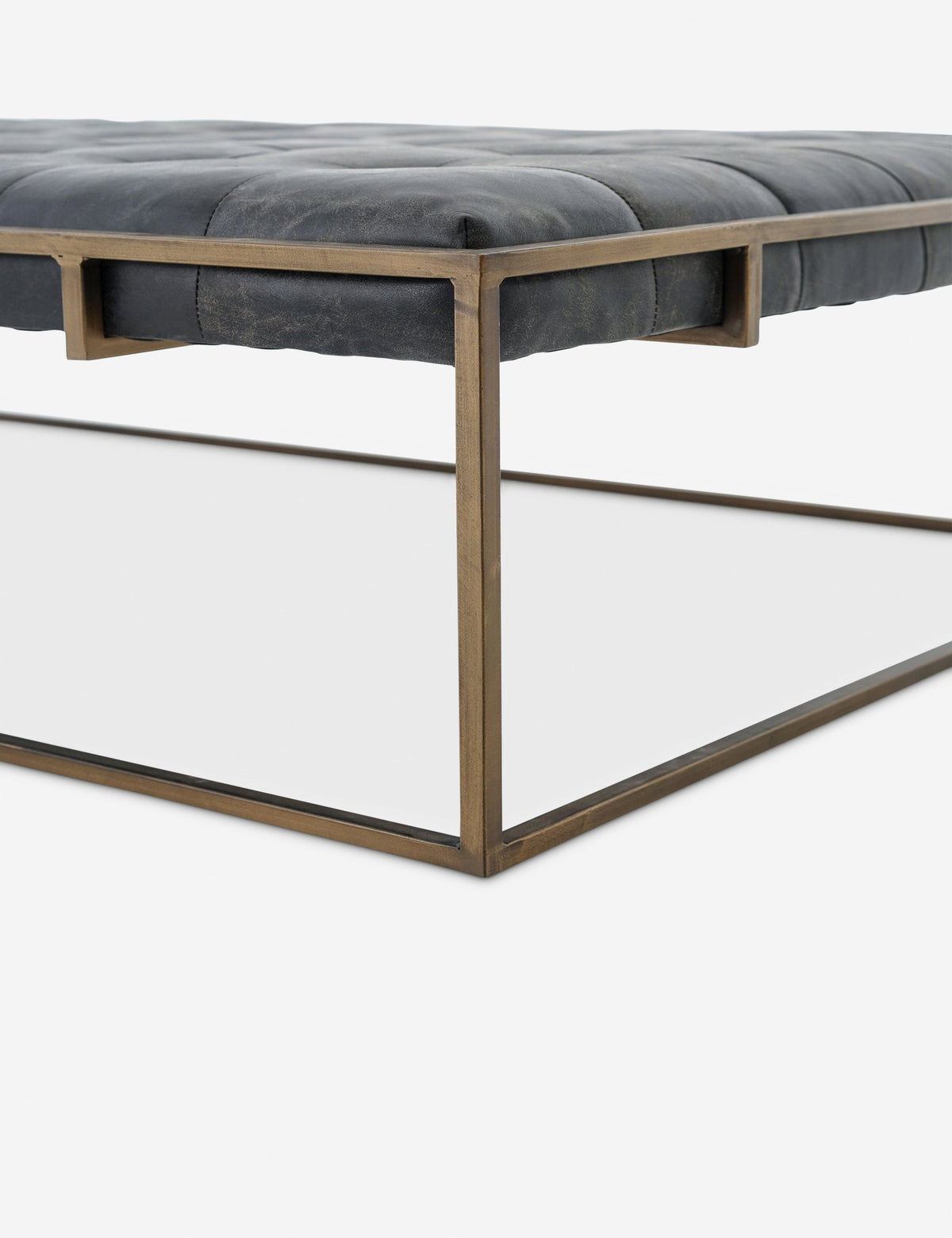 Olwina Leather Coffee Table