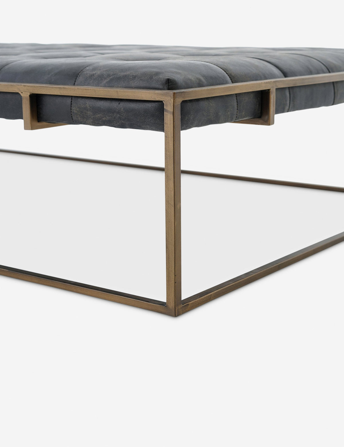 Olwina Leather Coffee Table