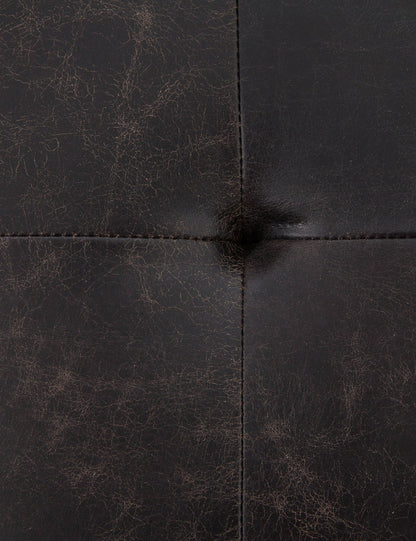 Olwina Square Leather Coffee Table