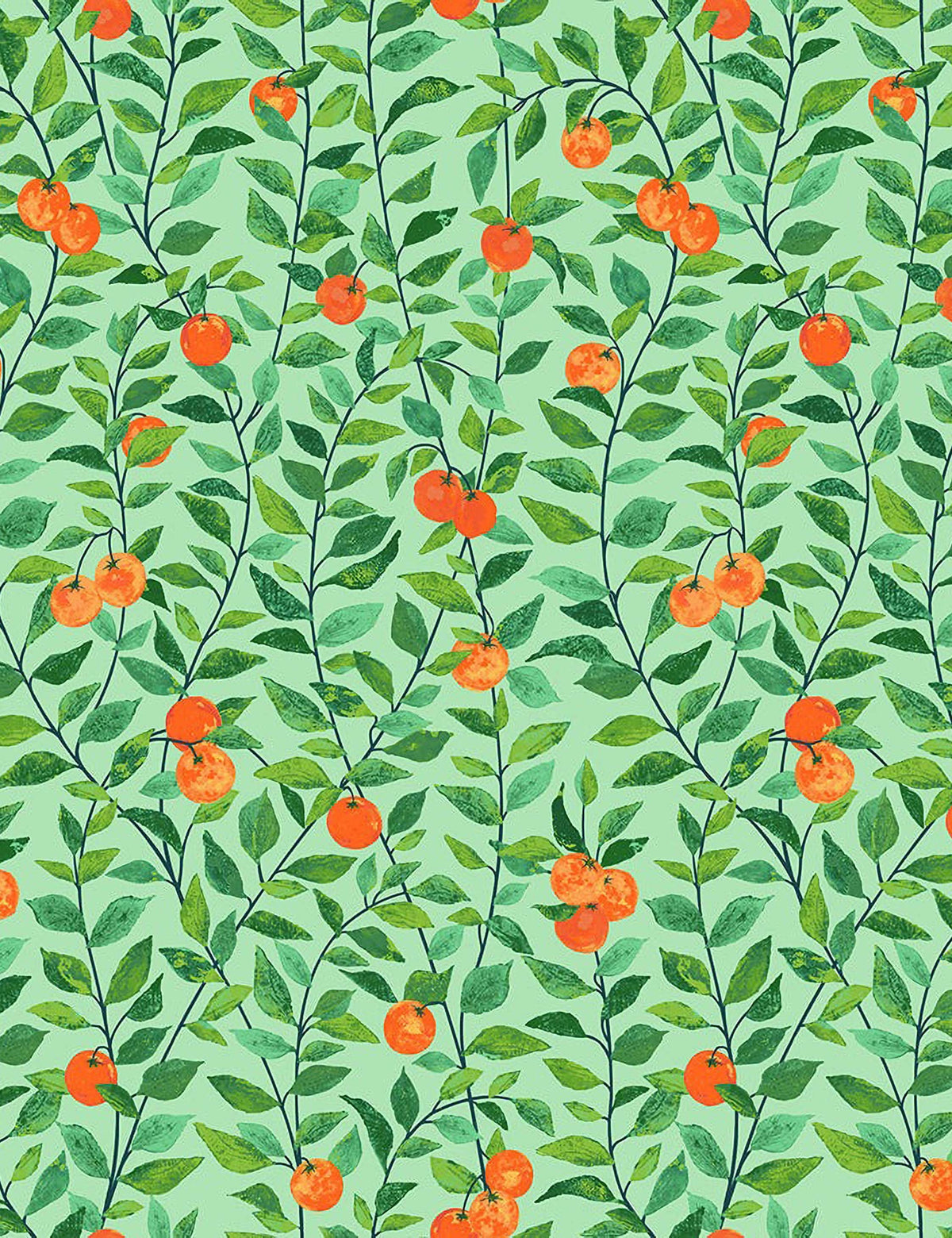 Orange Crush Peel + Stick Wallpaper