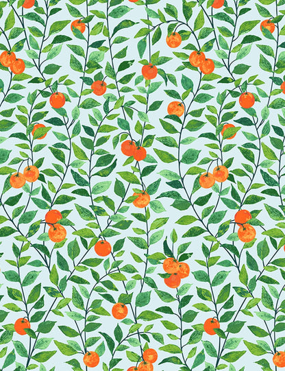 Orange Crush Peel + Stick Wallpaper