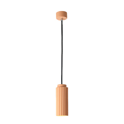 White Metal Pendants Light Nordic Style Solid Color Ceiling Lamp