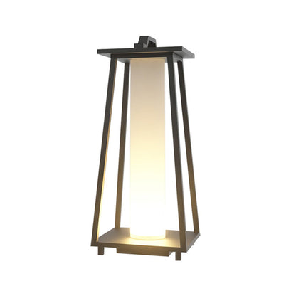 Waterproof Tapered Wrought Iron Outdoor Lanterns Japanese-Style LED Landscape Lights