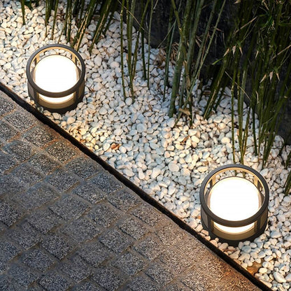 [Open-Box] Versatile LED Multi-Mount Lantern Modern Outdoor Lighting for Walls, Walkways, and Posts