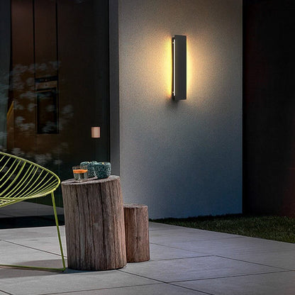 [Open-Box]Outdoor Modern Waterproof LED Rectangular Wall Lights Wall