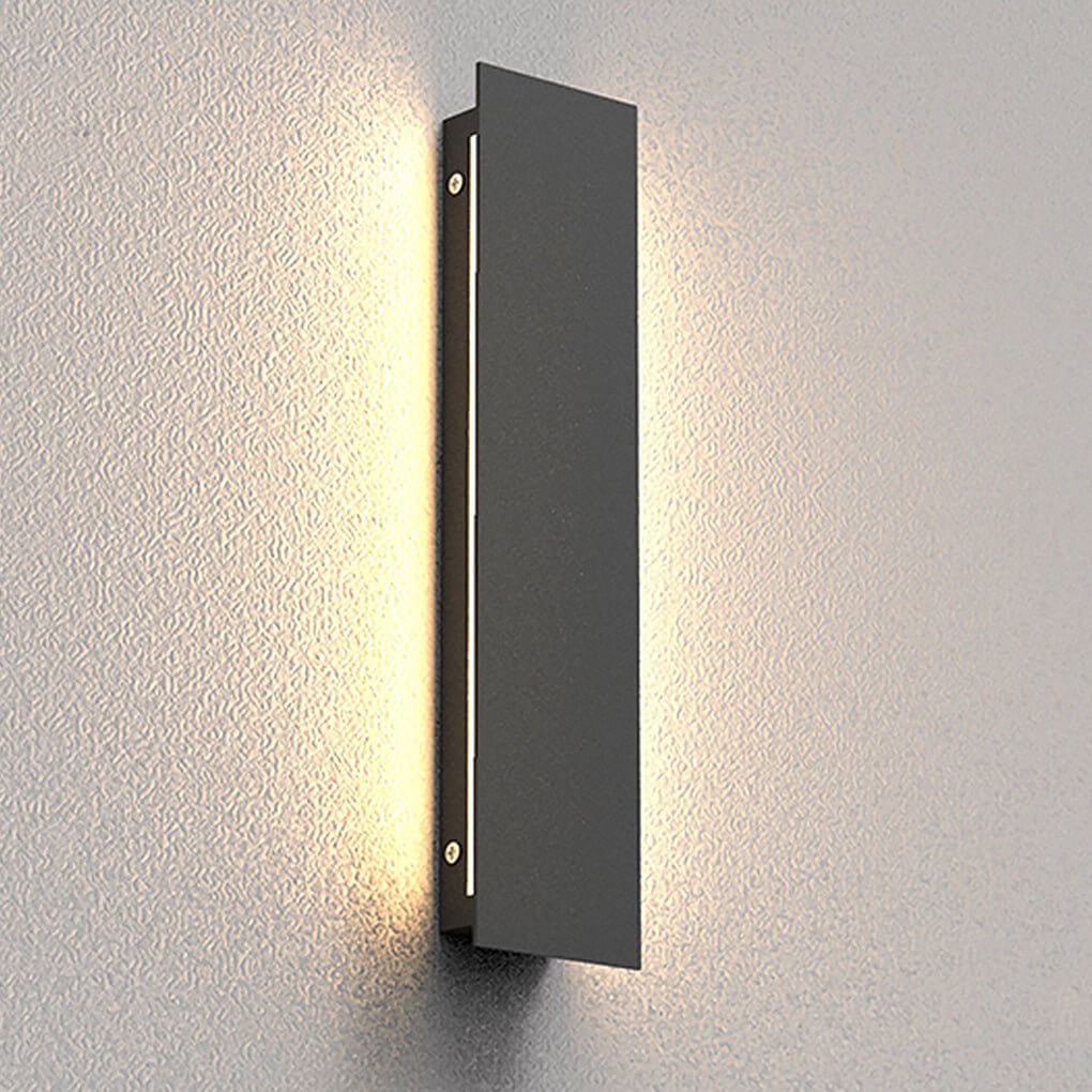 [Open-Box]Outdoor Modern Waterproof LED Rectangular Wall Lights Wall